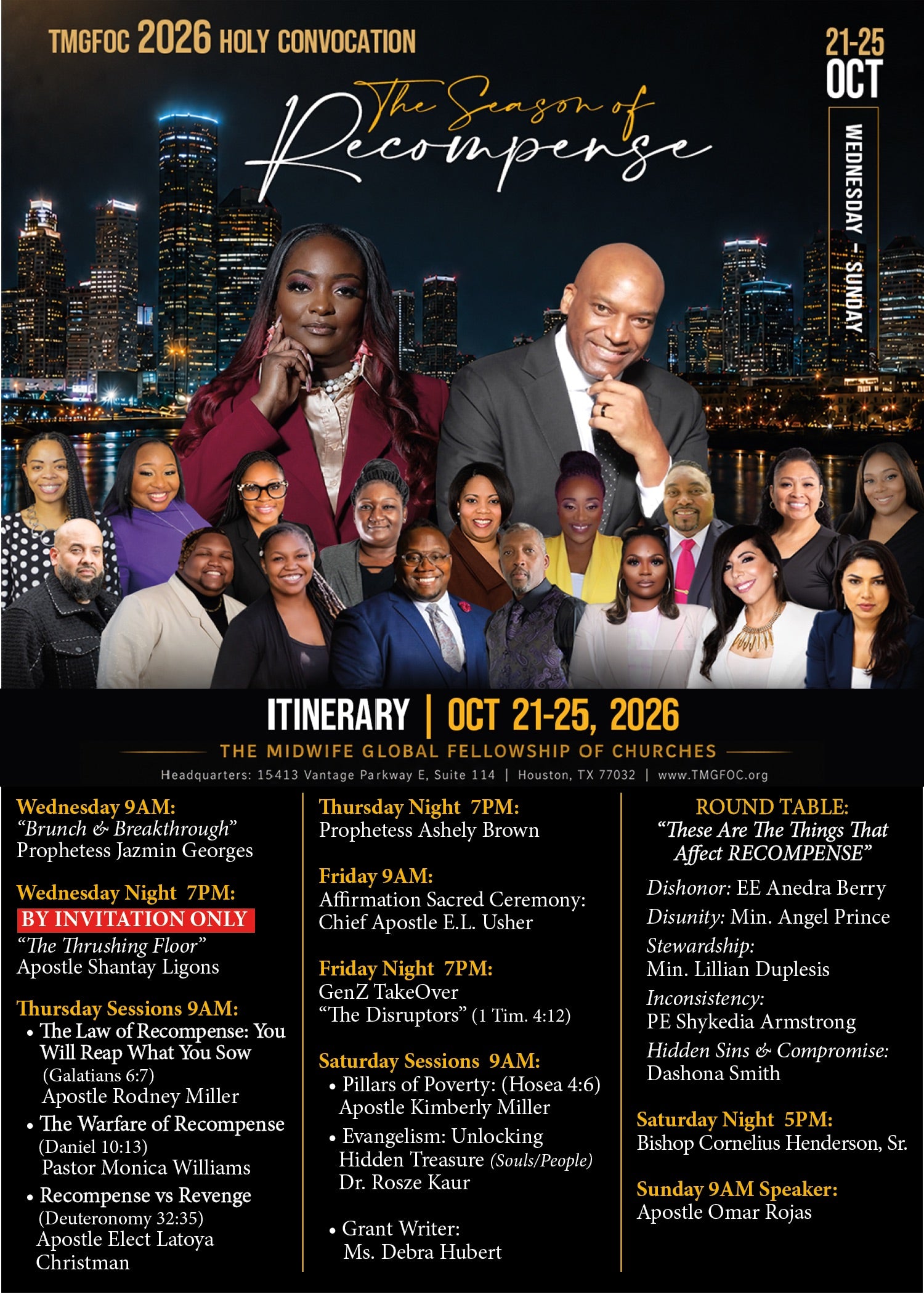 Holy Convocation 2026: The Season of Recompense