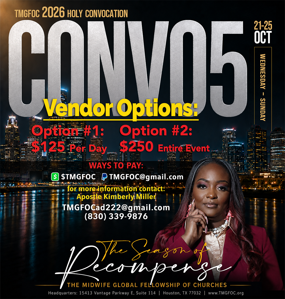 TMGFOC 2026 Holy Convocation – Vendor Registration