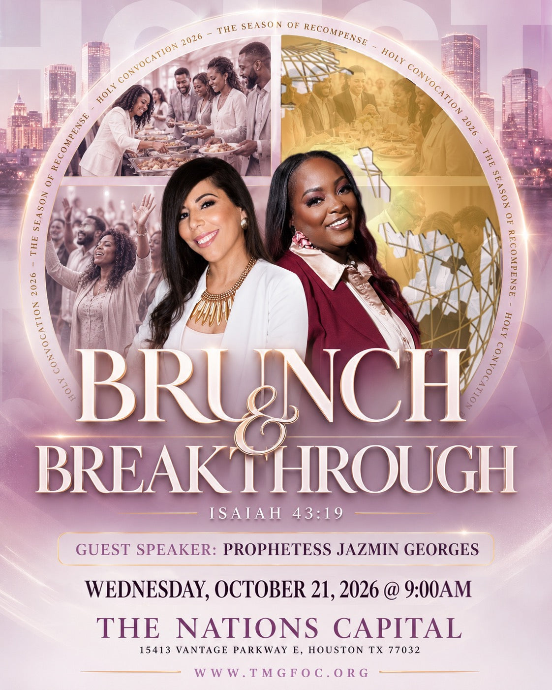 Holy Convocation Wednesday “Brunch and Breakthrough “