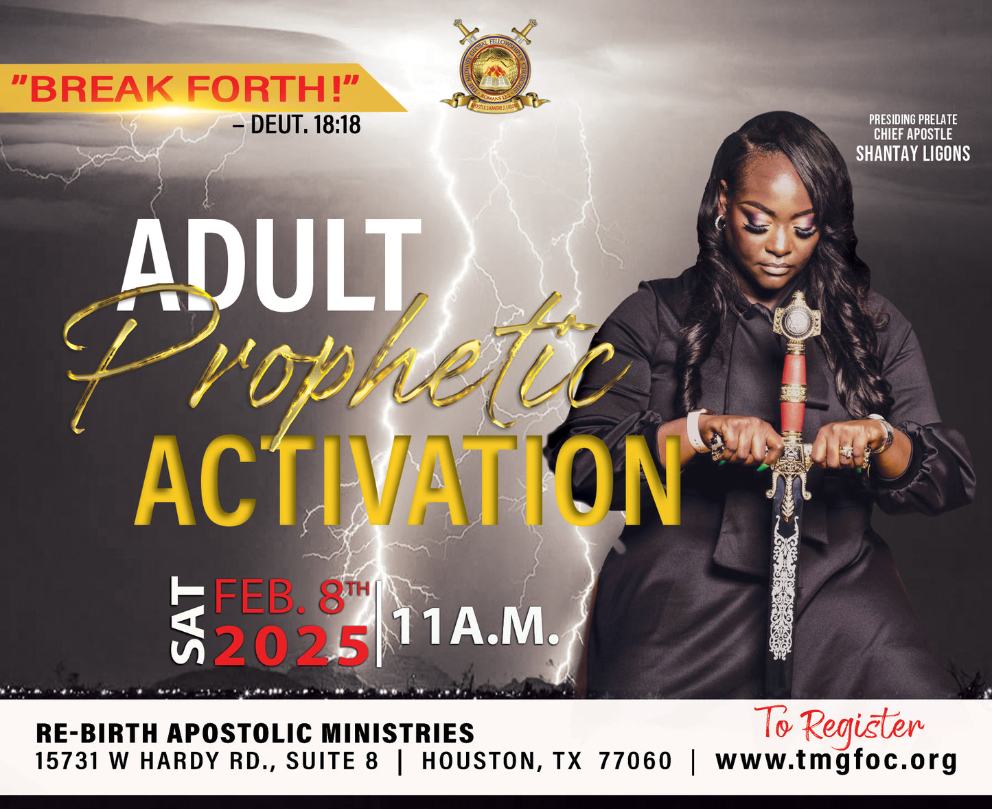 Adult Prophetic Activation (Houston, TX)