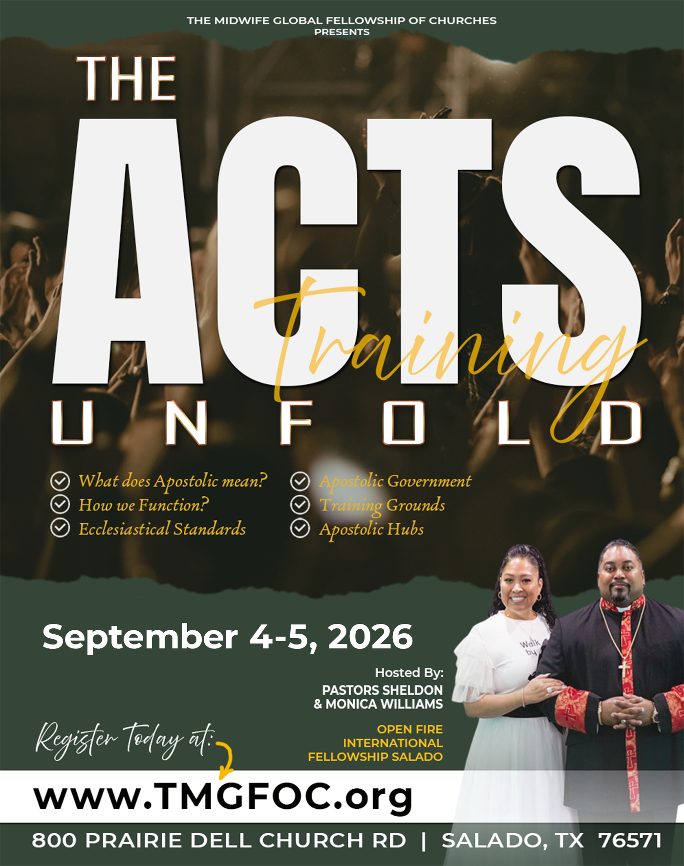 The ACTS Unfold: Training